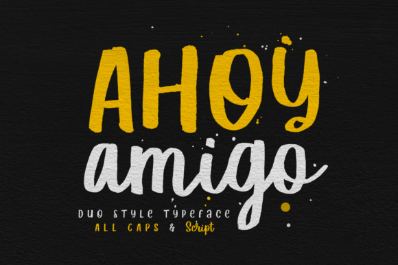 Ahoy Amigo Font - Featured Image