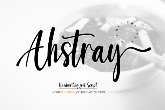 Ahstray Font - Featured Image