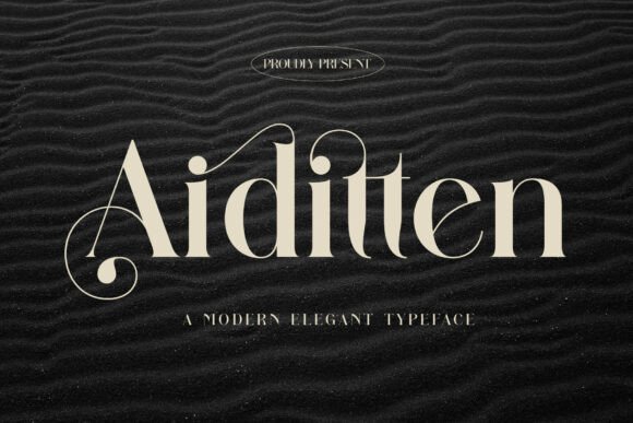 Aiditten Font - Featured Image