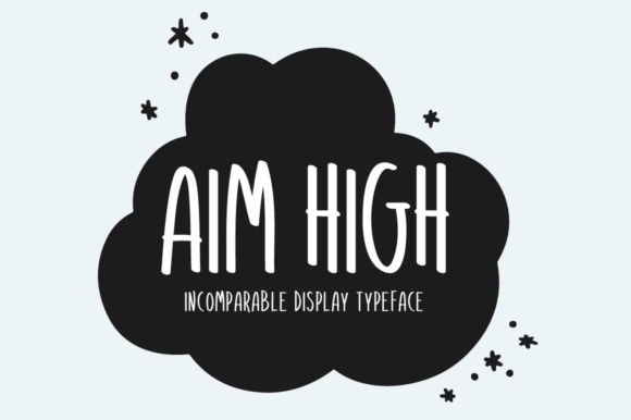Aim High Font - Featured Image