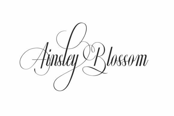 Ainsley Blossom Font - Featured Image