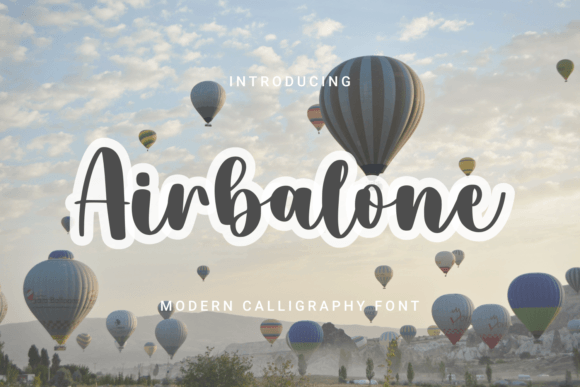 Airbalone Font - Featured Image