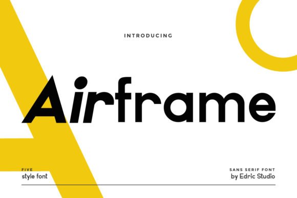 Airframe Font - Featured Image