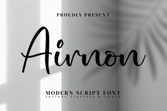 Airnon Font - Featured Image