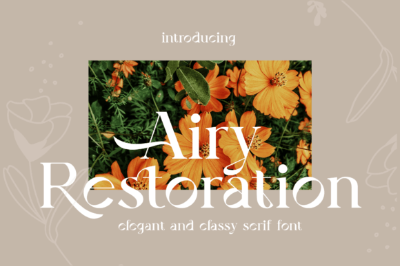 Airy Restoration Font - Featured Image