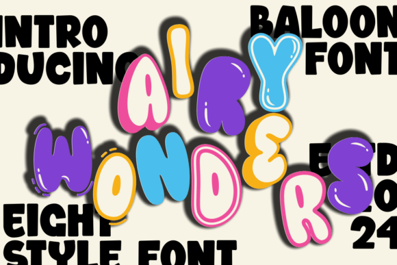 Airy Wonders Font - Featured Image