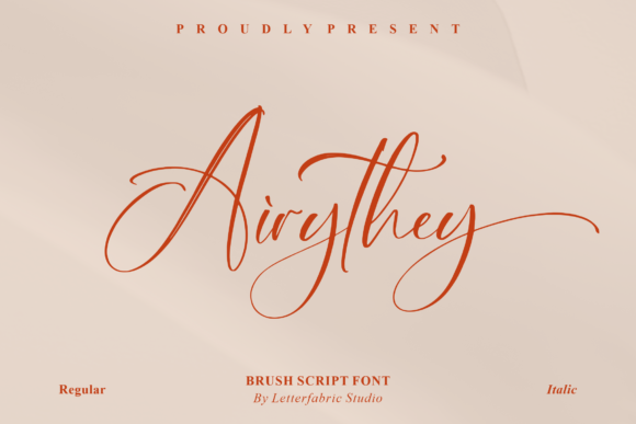 Airythey Font - Featured Image