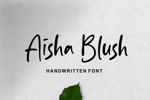 Aisha Blush Font - Featured Image