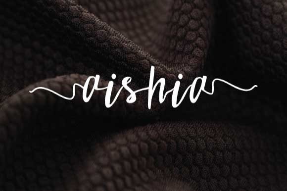 Aishia Font - Featured Image
