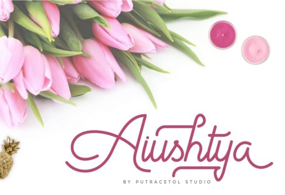 Aiushtya Font - Featured Image
