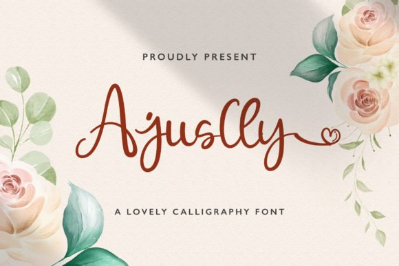 Ajuslly Font - Featured Image