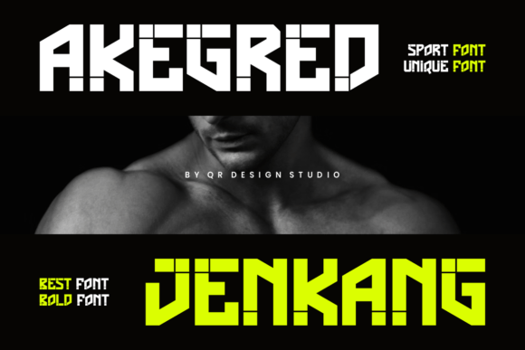 Akegred Jenkang Font - Featured Image