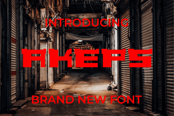 Akeps Font - Featured Image