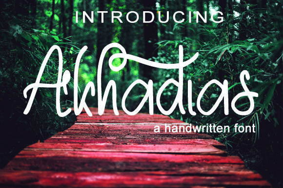 Akhadias Font - Featured Image