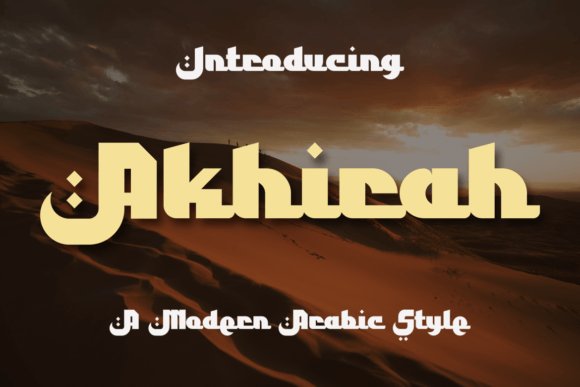 Akhirah Font - Featured Image