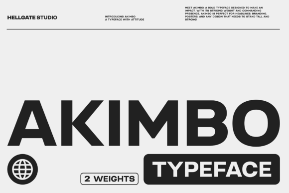 Akimbo Font - Featured Image