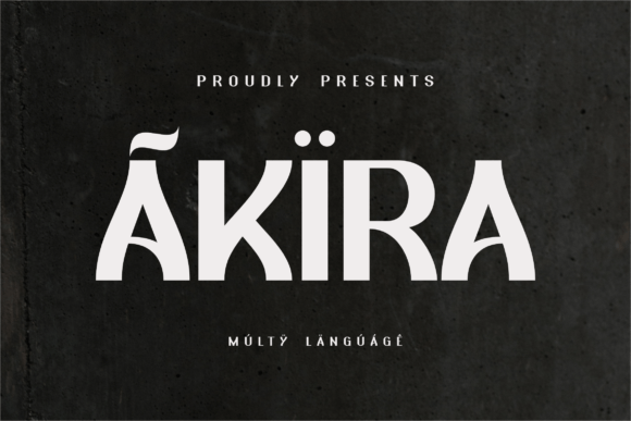Akira Font - Featured Image