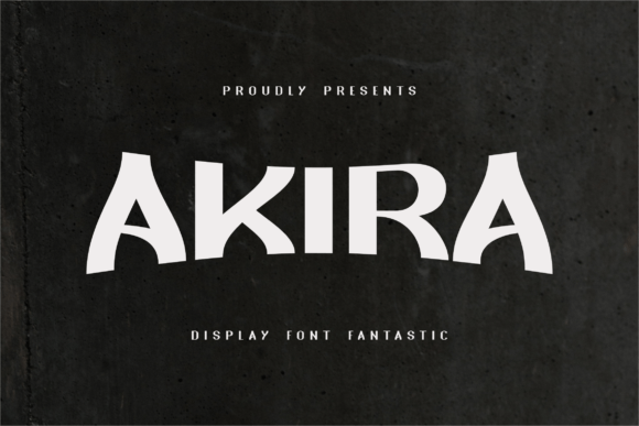 Akira Monoletter Font - Featured Image