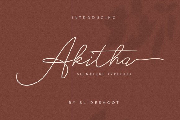 Akitha Font - Featured Image