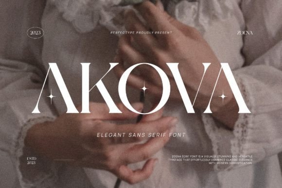 Akova Font - Featured Image