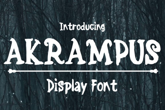Akrampus Font - Featured Image