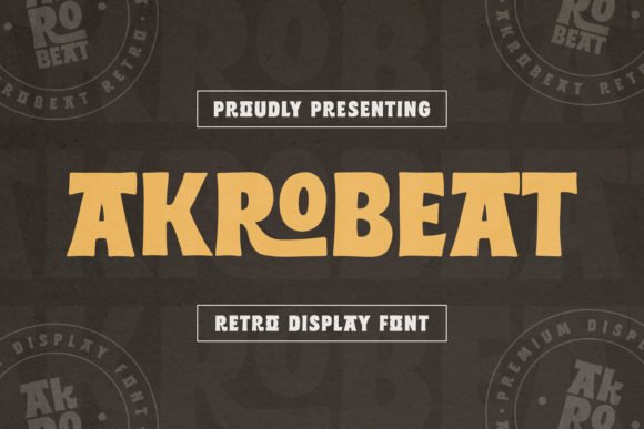 Akrobeat Font - Featured Image