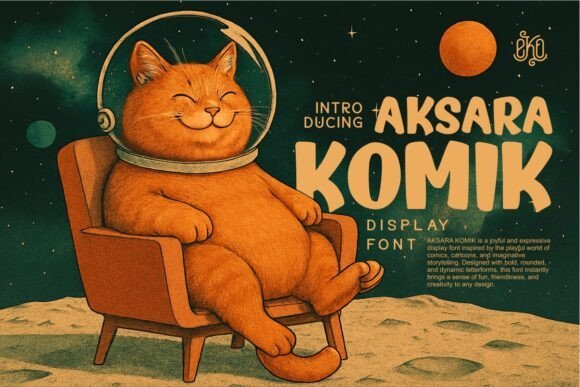Aksara Komik Font - Featured Image