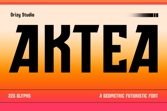 Aktea Font - Featured Image