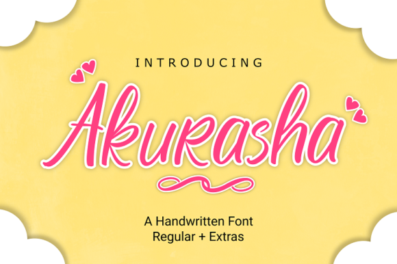 Akurasha Font - Featured Image