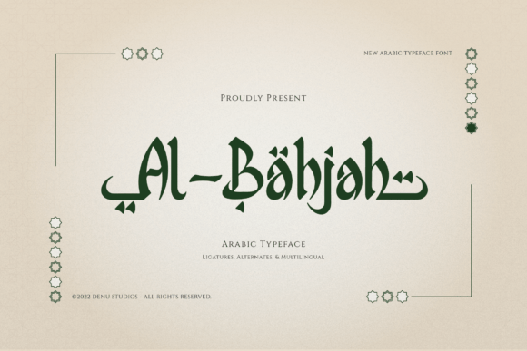 Al Bahjah Font - Featured Image