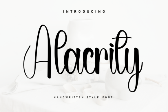 Alacrity Font - Featured Image