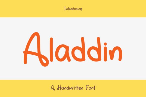 Aladdin Font - Featured Image