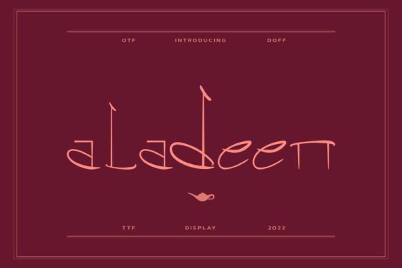 Aladeen Font - Featured Image