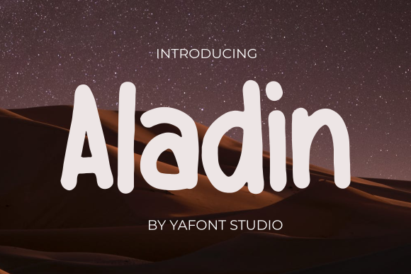 Aladin Font - Featured Image