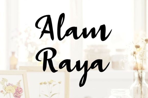 Alam Raya Font - Featured Image