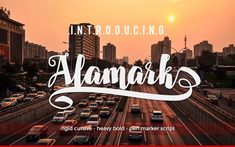Alamark Font - Featured Image
