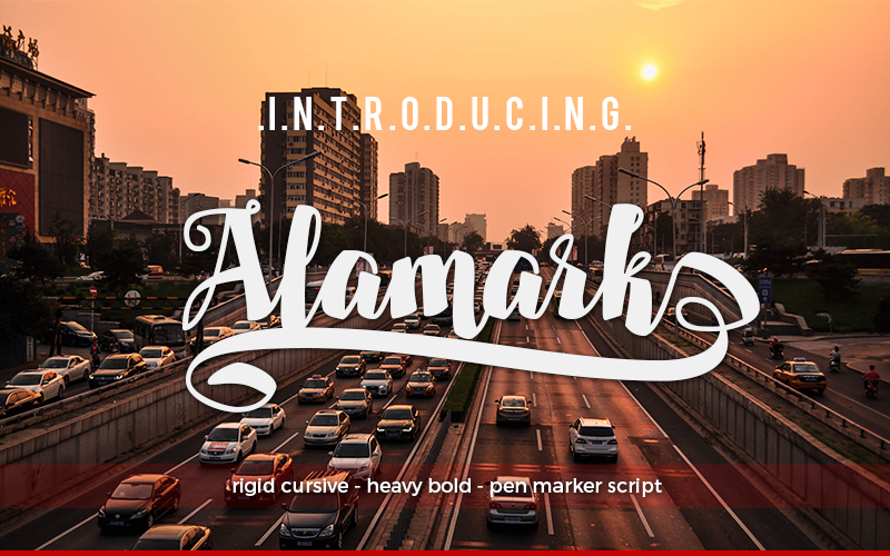Alamark Font - Featured Image