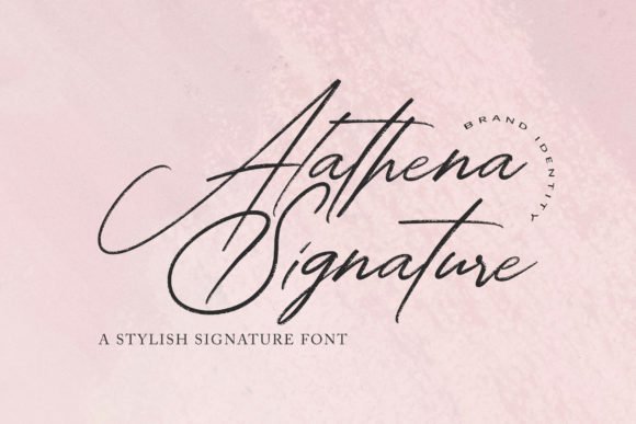Alathena Signature Font - Featured Image