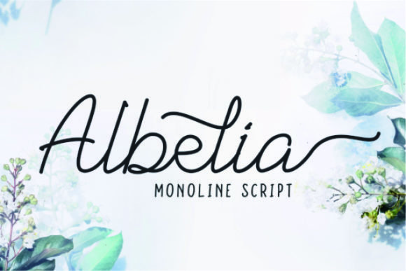 Albelia Script Font - Featured Image