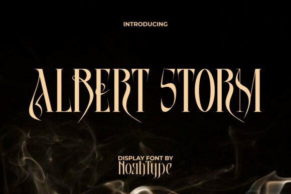 Albert Storm Font - Featured Image