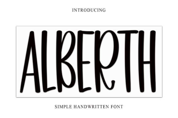 Alberth Font - Featured Image