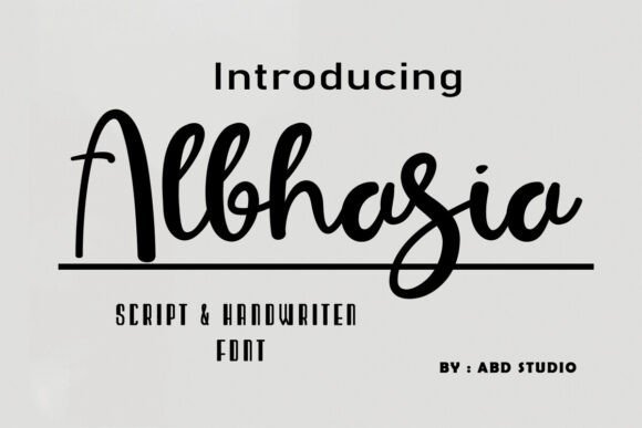 Albhasia Font - Featured Image