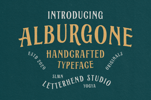 Alburgone Font - Featured Image