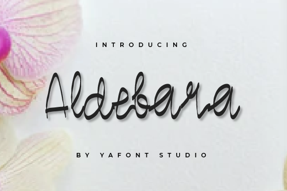 Aldebara Font - Featured Image