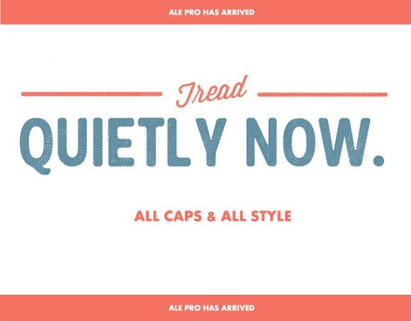 Ale Pro Font - Featured Image