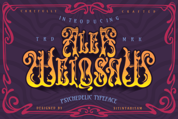 Alea Weiqsaw Font - Featured Image