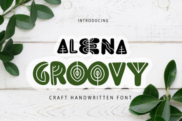 Aleena Groovy Font - Featured Image