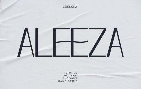 Aleeza Font - Featured Image