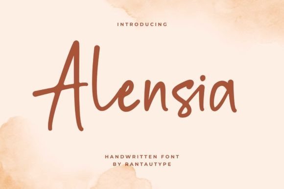 Alensia Font - Featured Image