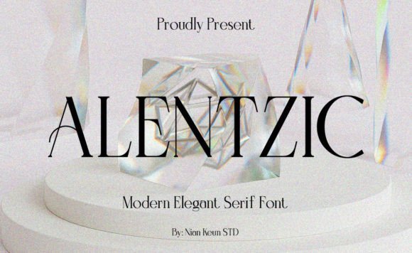 Alentzic Font - Featured Image